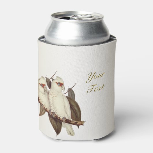 Witte Vogels Bruiloft Koelbox Blikjeskoeler (Blikje Voorkant)