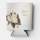 Witte Vogels Bruiloft Koelbox Blikjeskoeler (Voorkant)