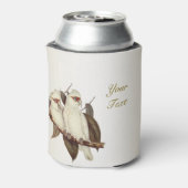 Witte Vogels Bruiloft Koelbox Blikjeskoeler (Blikje Achterkant)