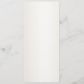 Witte Vogels Bruiloft Menu (Achterkant)