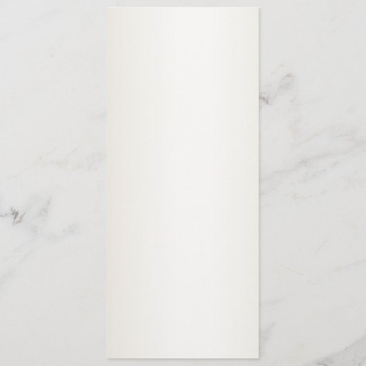 Witte Vogels Bruiloft Menu (Achterkant)