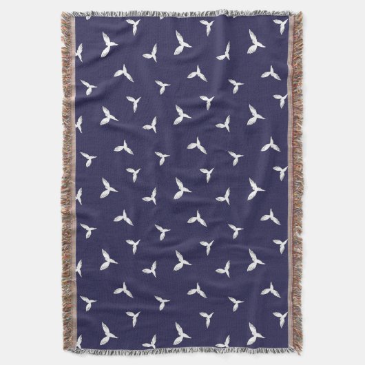 Witte vogels. deken (Voorkant Verticaal)