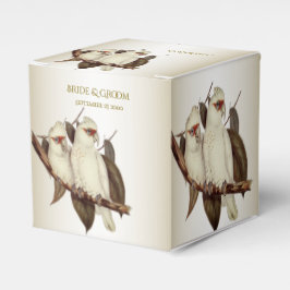 Witte Vogels Favor Box Bedankdoosjes