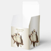 Witte Vogels Favor Box Bedankdoosjes (Geopend)