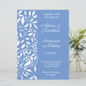 Witte vogels in boom Huwelijk  Kaart (Staand voorkant)