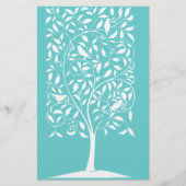 Witte vogels in de boom (Voorkant)