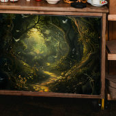 Witte Vogels in Secret Valley Decoupage Tissuepapier