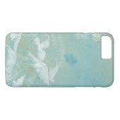 Witte vogels vliegen door de blauwe hemel Case-Mate iPhone case (Achterkant (Horizontaal))