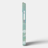Witte vogels vliegen door de blauwe hemel Case-Mate iPhone case (Achterkant / Links)