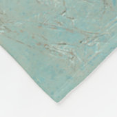 Witte vogels vliegen door de blauwe hemel fleece deken (Hoek)