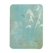 Witte vogels vliegen door de blauwe hemel magneet (Verticaal)