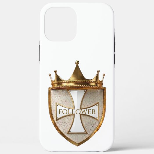 witte volger Crest 1telefoon 17 telefoon case/cov Case-Mate iPhone Case (Achterkant)