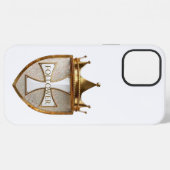 witte volger Crest  1telefoon 17 telefoon case/cov iPhone Hoesje (Achterkant horizontaal)