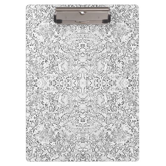 Witte vormen klembord (Voorkant)