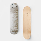 Witte vos skateboard (Voorkant)