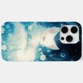 Witte Vos Slapend in Bloemen Case-Mate iPhone Case (Achterkant (horizontaal))