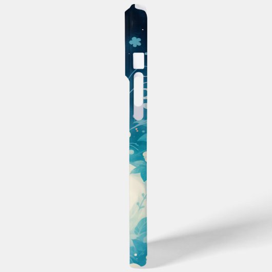 Witte vos sluimert in bloei Case-Mate iPhone case (Achterkant / Links)