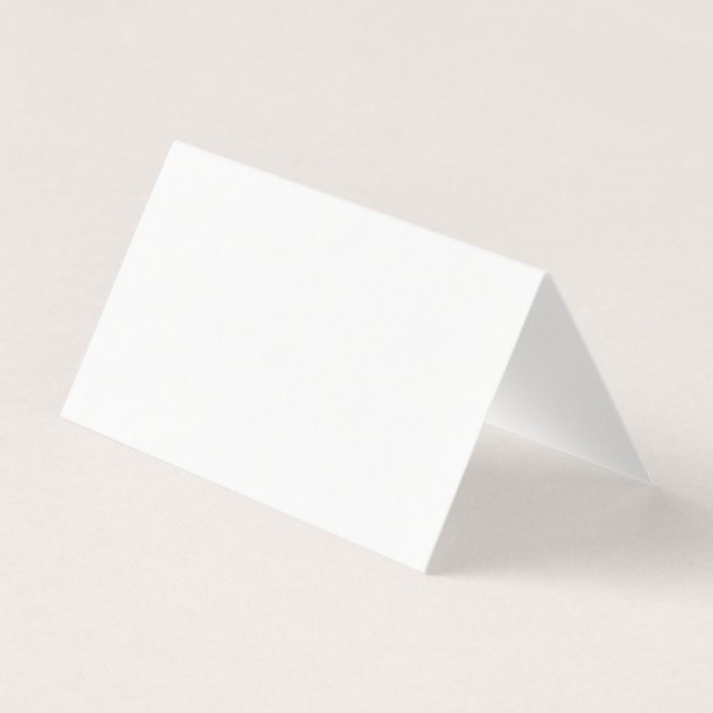 Witte Vouw Tentkaart Kaart (Voorkant)