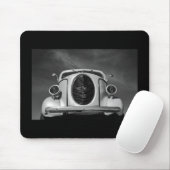  witte vrachtwagen muismat (Met muis)