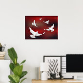 WITTE VREDE DOVES POSTER (Thuiskantoor)