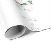 Witte vrede en vreugde vlinder cadeaupapier (Rol Hoek)