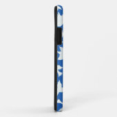 Witte vredesduiven op blauwe achtergrond Case-Mate iPhone case (Achterkant/rechts)