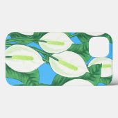 Witte vredesleugens op bleke blauwe achtergrond Case-Mate iPhone case (Achterkant (horizontaal))