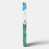 Witte vredesleugens op bleke blauwe achtergrond Case-Mate iPhone case (Achterkant / Links)