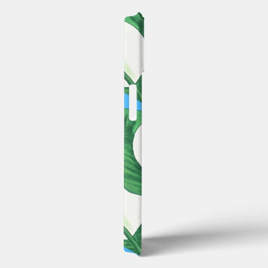 Witte vredesleugens op bleke blauwe achtergrond Case-Mate iPhone case (Achterkant / Rechts)