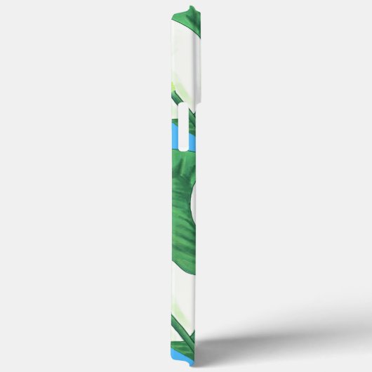 Witte vredesleugens op bleke blauwe achtergrond Case-Mate iPhone case (Achterkant / Rechts)