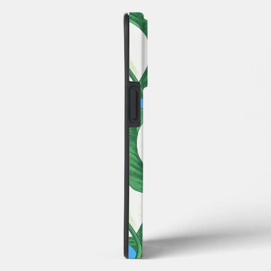 Witte vredesleugens op bleke blauwe achtergrond Case-Mate iPhone case (Achterkant / Rechts)