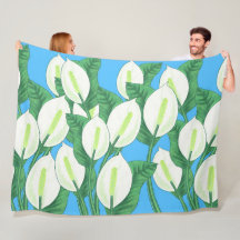 Witte vredesleugens op bleke blauwe achtergrond