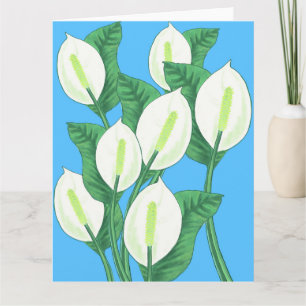 Witte vredesleugens op bleke blauwe achtergrond kaart