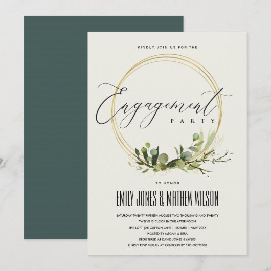 WITTE VREEMDE WATERVERF VERLOVING KAART (Voorkant / Achterkant)