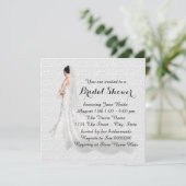 Witte Vrijgezellenfeest Kaart (Staand voorkant)