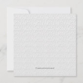 Witte Vrijgezellenfeest Kaart (Achterkant)