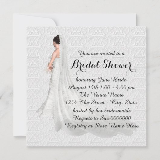 Witte Vrijgezellenfeest Kaart (Voorkant)