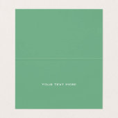 Witte Vrouw Der Pine Boom Sneeuwgroen Visitekaartje (Binnenkant ongevouwen)