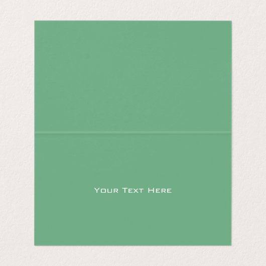 Witte Vrouw Der Pine Boom Sneeuwgroen Visitekaartje (Binnenkant ongevouwen)