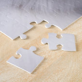 Witte vrouw met Paarse lenzen Legpuzzel (Zijkant)
