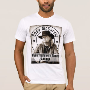 Witte vuilnis met geldcruise t-shirt