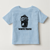 Witte vuilnisbak kinder shirts (Voorkant)
