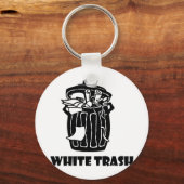 Witte vuilnisbak sleutelhanger (Voorkant)