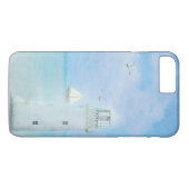 witte vuurtoren met zeilboot Case-Mate iPhone case (Achterkant (Horizontaal))