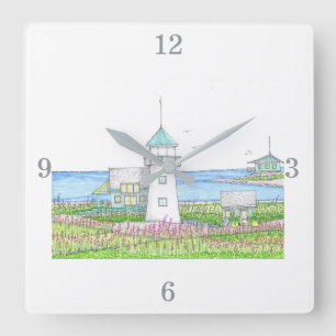 Witte Vuurtoren Wandklok