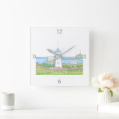 Witte Vuurtoren Wandklok (Huis)