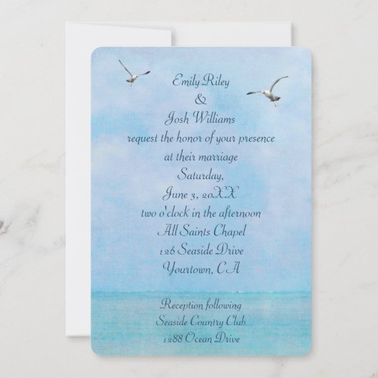 Witte vuurtorenWaterverf in Venster Kaart (Achterkant)