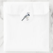 Witte Wagtail Bird Stickers (Tas)