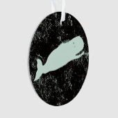 witte walvis cirkel ornament (voorkant)