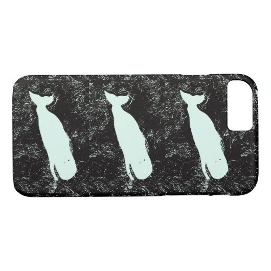 witte walvissen Case-Mate iPhone case (Achterkant (Horizontaal))